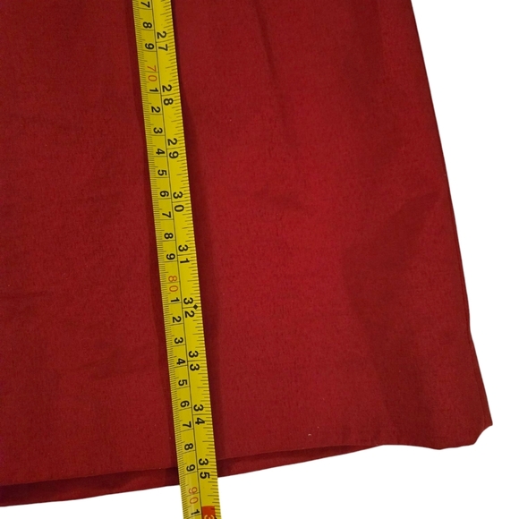 HOBBS LONDON Red Trench Coat with Belt. Umbrella lined. Size 12 UK/ 8 US - Picture 8 of 10